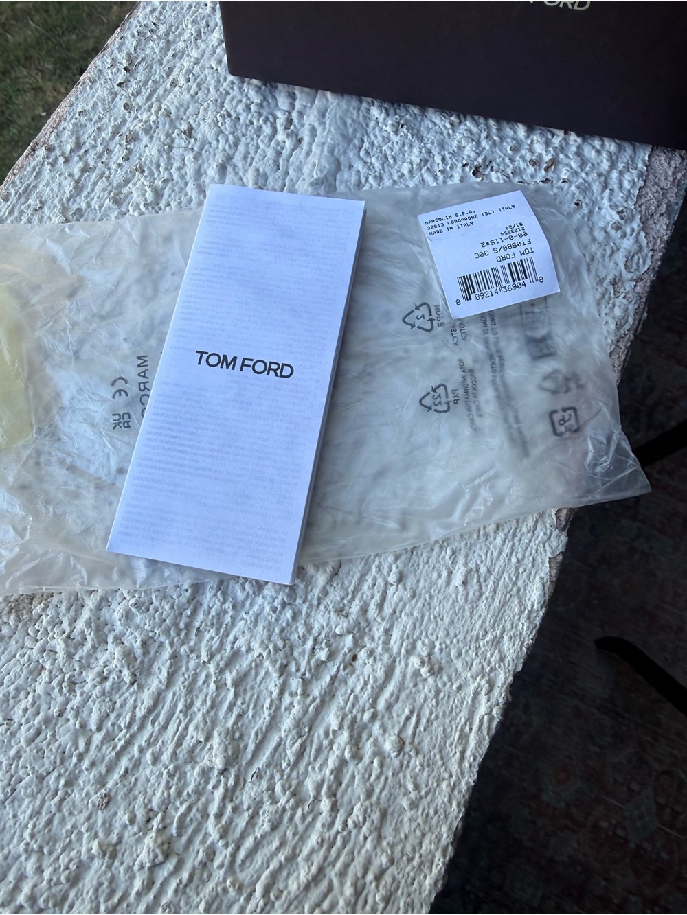 Tom Ford Brown Suede Sunglasses Case with Box - Picture 4 of 5
